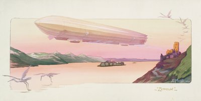 Zeppelin, Published Paris, 1914 by Ernest Montaut